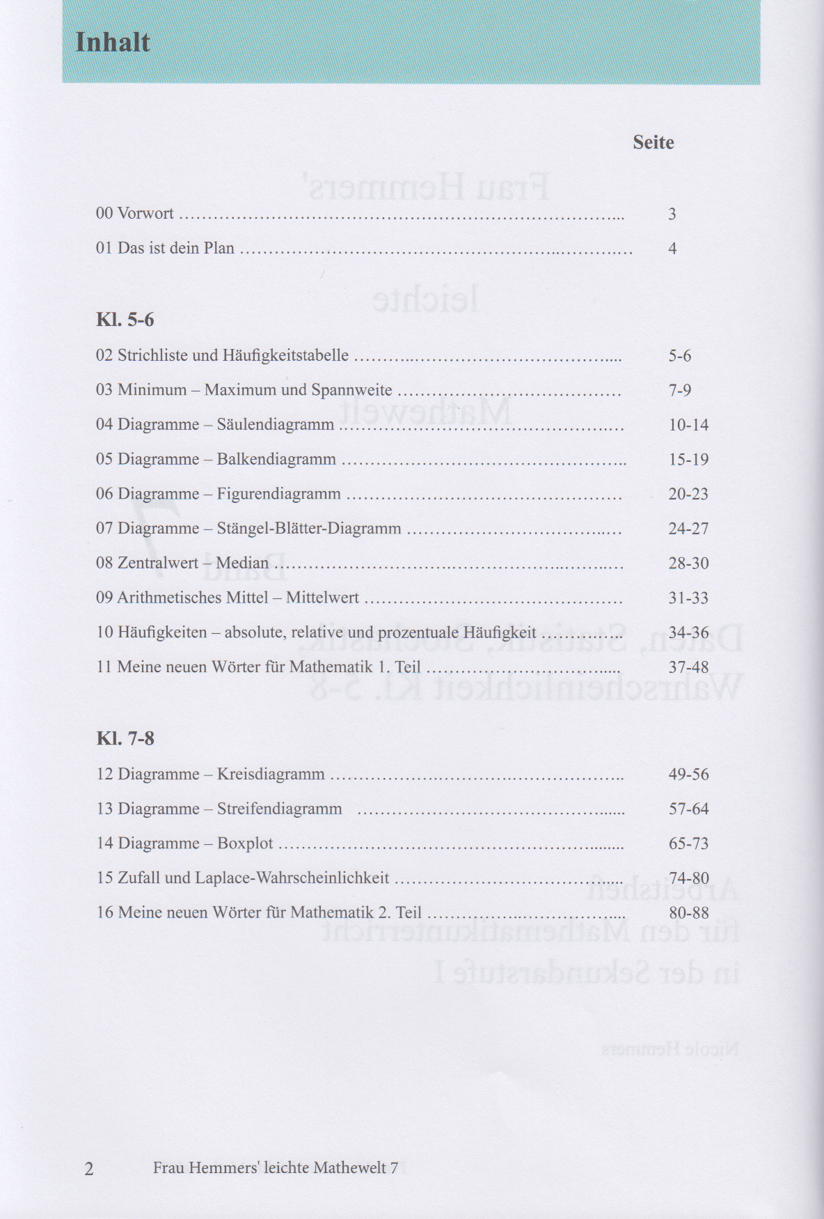Frau Hemmers' leichte Mathewelt Band 7